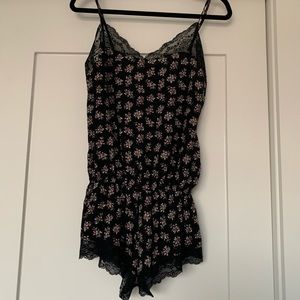 Eberjey x Rebecca Taylor teddy Lounge Lace Romper